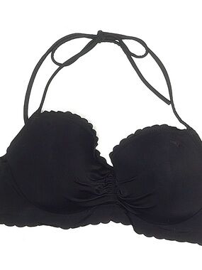Victoria's Secret Black Halter Bandeau Bra Top 34C